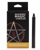 Manifest Magic Candles Μεταμόρφωση - Μαύρο (12 τεμ) Ειδικά Κεριά- Κεριά για καθαρισμό χώρου - Κεριά τσάκρα